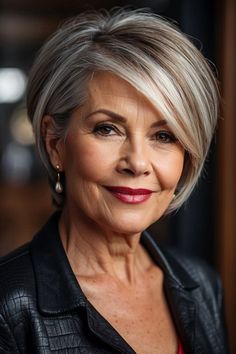 Bob Lung, Grey Bob, Short Hair Images, Short Hair Trends, Messy Short Hair, Edgy Short Hair, Bob Hairstyles For Fine Hair, Haircuts For Medium Hair