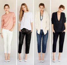 Learn how to Wear Capri Pants Rightly - Blog Mommies Girls Capri Pants, Cropped Pants Outfit, Tall Girl Fashion, How To Wear Ankle Boots, Work Pants Women, Pull Oversize, Pants Outfits