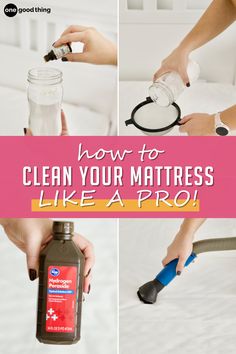 If you can't remember when you last cleaned your mattress, it's probably time to do it! I'll show you how here. How To Clean A Stained Mattress, How To Clean A Pee Stained Mattress, Homemade Mattress Cleaner, How To Clean A Mattress With Urine, How To Sanitize A Mattress, Matress Cleaner, Homemade Mattress, Matress Cleaning