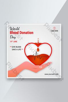 Blood Donation Day, Banner Image, Blood Donation, Money Sign, Banner Images, Free Poster, Propaganda Posters, Pink Paper