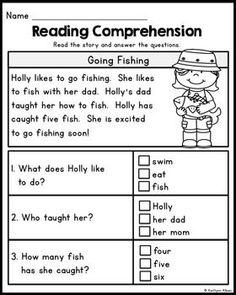 worksheet for reading the book mark's lost toy with pictures and text