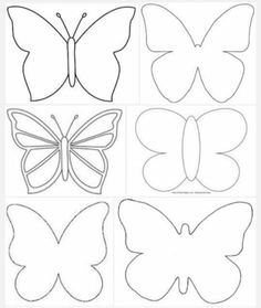 paper butterflies cut out to make them look like they're ready for the next project