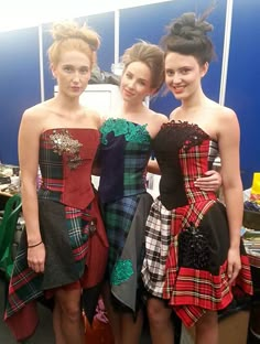 tartan fashion at the Royal Highland Show 2014. Ceilidh Dress, Scottish Highland Dance, Wallace Tartan, Celtic Fashion, Celtic Dress, Highland Dancing, Tartan Clothing, Highland Dance