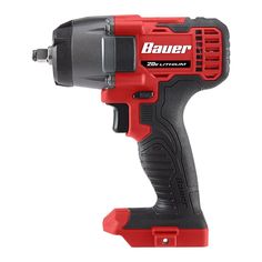 a cordless drill is shown on a white background with the words, power tools