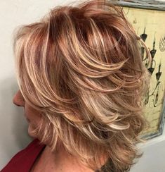 Red Medium Hairstyles, Short Feathered Hairstyles Over 50, Feathered Hairstyles Medium Over 50, Raquel Welch Hairstyles, 50 Plus Hairstyles Over 50, Shaggy Bob For Fine Hair Round Faces, Red Hair Going Grey, Prom Hair Styles, Blonde Layered Hair