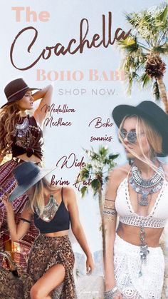 the coachella boho babe shop now advertises women's clothing and accessories