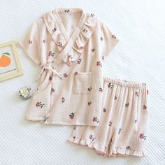 This Two-Piece Set Kawaii Sleepwear﻿ is perfect for chilling and relaxing at your home. Suitable for nighttime looks. It features a button-down notched collar design and a pocket for added functionality. It is made from a premium and durable fabric which is also washing machine friendly. You only need this loungewear to unwind at home. They project adaptability and effortless grace with each stride you take since they are soft and pleasant to the touch. Each of our comfy sets is made to make you Comfortable Sleepwear With Pockets For Sleepover, Cotton Sleepwear With Pockets For Sleepovers, Cute Relaxed Fit Sleep Sets, Cute Relaxed Fit Sleepwear Sets, Pink Sleepwear With Pockets Relaxed Fit, Pink Sleepwear With Pockets In Relaxed Fit, Pink Relaxed Fit Sleepwear With Pockets, Pink Sleepwear With Pockets For Loungewear, Cute Relaxed Fit Bedtime Sets