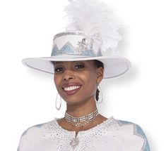 Elite Champagne h5962 off white hat Church Suits And Hats, Church Suits, Elegant Hats, Skirt Suit, 1 Piece, Champagne, Light Blue, Off White, Skirt