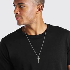 Description: Discover divine simplicity with our Stainless Steel Layered Plain Cross Men's Necklace or Woman's Necklace. This elegant piece serves as both a necklace for men and women, featuring a simple prayer Jesus collar design with a rope box chain pendant. Crafted with precision and reverence, this necklace is a symbol of faith and style. The layered plain cross adds a touch of timeless elegance to your ensemble. Shop now to elevate your look with this understated yet powerful Stainless Ste Men's Cross Necklaces, Simple Prayers, Mens Cross Necklace, Cross Necklaces, Mens Crosses, Cross Pendant Necklace, Simple Necklace, Box Chain, The Cross