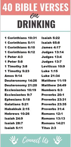 the bible verses on drinking