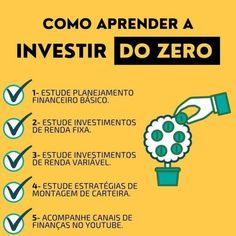 a poster with the words invest in spanish