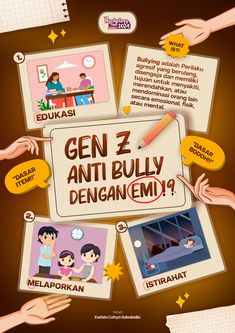 #bellart #desaingrafis #lombaposter Poster Bully Aesthetic, Poster Tentang Bully, Anti Bully Posters Ideas, Anti Bully Poster, Poster Bully, Kode Canva, Bully Poster, Catatan Aesthetic