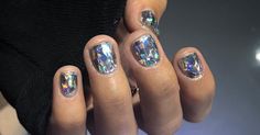 Homecoming Unistella Nails, Nails 2017 Trends, Shattered Glass Nails, Occasion Nails, Nail Diamond, Nail 2024, Color Block Nails, Diamond Nail Art, Nagellack Trends