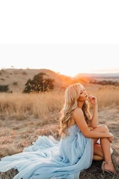 Split Sky Blue Rustic Wedding Dresses Beach Wedding Gown with Court Train  WD289 - Pgmdress Blue Rustic Wedding, Prom Photography Poses, Prom Dress Green, Wedding Dresses Beach, Inspiration Photoshoot, Senior Photography Poses, Prom Photoshoot, Beach Wedding Gown, Senior Photo Poses