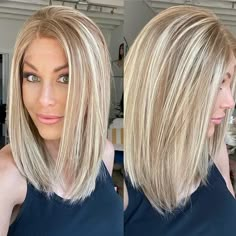 Short Bob Ash Blonde Lace Front Wigs With Highlight Blond Fashion Blonde Wigs | eBay Platinový Blond, Hair Color Golden Blonde, Hair Color Golden, Ash Blonde Wig, Wigs Straight, New Hair Ideas, Blonde Wigs, Blonde Lace Front Wigs, Hairstyles Color