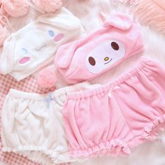 Playful Pink Lounge Set, Playful White Loungewear Sets, Playful White Lounge Set, Playful White Lounging Sets, Cute Pajama Shorts For Sleep, Pink Cotton Kawaii Sets, Kawaii Cotton Pajama Party Sets, Kawaii Cotton Bedtime Sets, Pink Kawaii Loungewear Sets