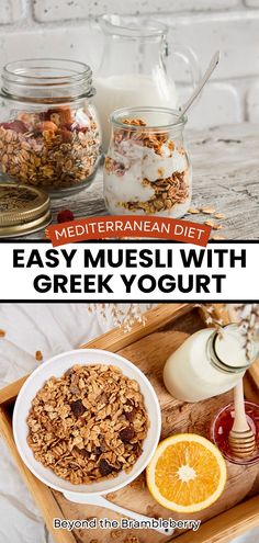 an easy muesli recipe with greek yogurt