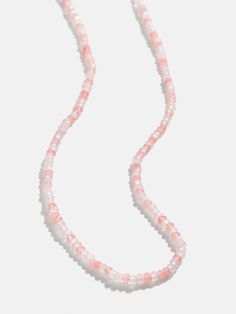 Brighten up your look with the Valentina Semi-Precious Necklace. Available in an assortment of colors, choose the hue that best fits your mood, and wear this. Easily adjust the clasp to make your necklace the perfect length for your fit. Semi Precious Necklace, Off Sale, Sale Items, Semi Precious, Beaded Necklace, Blush, Color