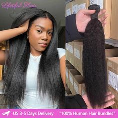 Kinky Straight Human Hair Bundles 1/3/4 Yaki Bundles 28 30 32 Inch Bundles Brazilian Raw Human Hair Extensions for Women Straight Human Hair Bundles, Straight Bundles, Human Hair Bundles, Remy Hair Extensions, Straight Human Hair, Wigs Hair Extensions, Hair Bundles, Remy Hair, Human Hair Extensions