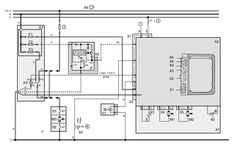 an electrical drawing showing the components and functions