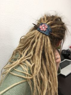 Dread Bangs, Dreadlocks Decoration, Dreadlock Bangs, Dreadlock Decoration, Witchy Dreadlocks, Dreadlock Hairstyles, Dream Hair, Hair Tutorial, Hair Inspo