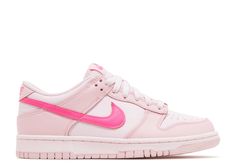 Low-top Dunks in three shades of pink. Nike Dunk Low Triple Pink, Pink Dunks, Summer Collection Men, Dunks Outfit, Jordan 4’s, Jordan Yeezy, Search Pins, Flight Club, Jordan 2