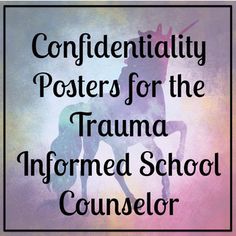 Confidentiality posters for your office! Free, snazzy, psychoeducational Confidentiality Posters for the Trauma Informed School Counselor. Because everything can be a learning moment, from the passive learning from your office decor to the active learning students encounter in your office and their classrooms. Academic Advisor, Social Work Offices, Counseling Posters, College Counselor, School Counseling Office, Elementary Counseling