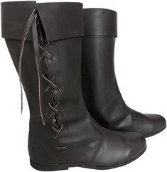 Amazon.com: AnNafi® Medieval Leather Boots | RENAISSANCE Viking Pirate Boots | Leather Lace Boots Mans for Halloween (8, BLACK) : Clothing, Shoes & Jewelry. As an Amazon associate, I earn from qualifying purchases. Viking Pirate, Soldier Costume, Pirate Boots, Festival Boots, Comfortable Boots, Boots Leather, Pirates Of The Caribbean, Leather Lace, Larp