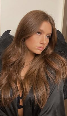 Brown Hair Inspo Color For Pale Skin, Warm Toned Light Brown Hair, Golden Apricot Hair Color, Amber Brown Hair, Nothing More To Tell, Warm Light Brown Hair, Gold Brown Hair, Cinnamon Brown Hair, Light Golden Brown Hair