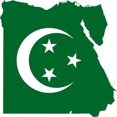 the flag of pakistan with stars and a crescent in the shape of a map on a white background