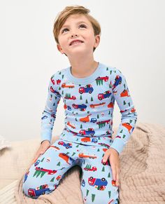 Kids Holiday Long John Pajama Set Long Johns Pajamas, Sensory Friendly, Kids Holiday, Long John, Holiday Prints, Boys Pajamas, Sleepwear & Loungewear, Hanna Andersson, Holidays With Kids