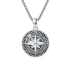 PRICES MAY VARY. ❤[Exquisite Design] - The compass star necklace is a beautiful fusion of two ancient symbols, the compass and the Celtic knot. The compass represents guidance, direction and exploration, while the Celtic knot symbolizes the interconnectedness of all things. The combination of these two symbols creates a unique and meaningful piece of jewelry; even though you are coming to the end of a journey, you are still on the road, with a dream, and this compass will remind you to enjoy eve Compass Star, Compass Necklace Silver, Compass Jewelry, Celtic Knot Necklace, Celtic Pendant, Celtic Necklace, Compass Necklace, Meaningful Jewelry, Ancient Symbols