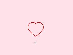 a red heart on a pink background with the word love written in white letters below it