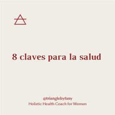 TRIANGLE by Fany ▲ (@trianglebyfany) posted on Instagram: “Te cuento las 5 claves a seguir para tener salud, felicidad y éxito. . 1. ALIMENTACIÓN SALUDABLE coherente a lo que necesitas y…” • Nov 4, 2020 at 6:18pm UTC Holistic Health Coach, Health Coach, Holistic Health, Health