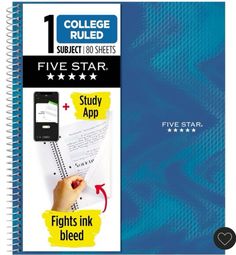 the five star study book for college students