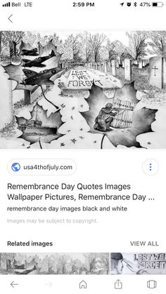 an instagram page with the words remembrance day quotes on it