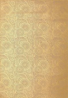 a gold background with an intricate design