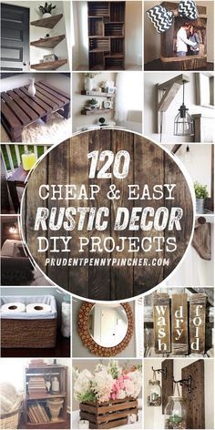 the top 10 cheap and easy rustic decor projects