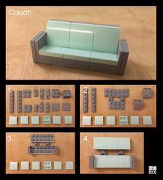 instructions to make a couch out of legos