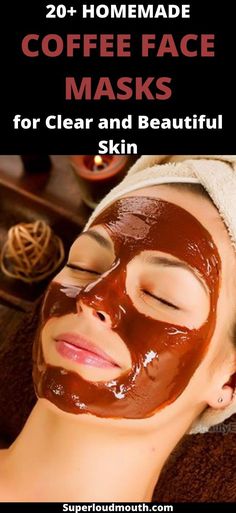 How To Use Coffee For Face, Handmade Face Mask, Coffee Face Mask For Whitening, Butey Tips, Coffee And Honey Face Mask, Coffee Mask For Face, Coffee For Face, Diy Coffee Face Mask, Coffee Face Pack