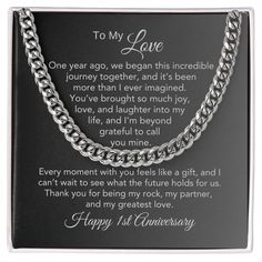 1st Year Anniversary Gifts Men First Anniversary Gift For Him, Cuban Chain 4th Year Anniversary Gifts, 7 Year Anniversary Gift, Second Anniversary Gift, 9th Wedding Anniversary, 10 Year Anniversary Gift, Bonus Mom Gifts, Bonus Dad Gifts, 6th Anniversary Gifts, 10th Anniversary Gifts