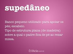 the words are in spanish and english on a pink background with white lettering that reads,'supedaneo '