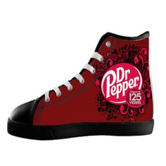 Dr. Pepper High Top Shoes. Stride with confidence in these sleek sneakers, boasting a striking dinosaur print with floral touches for a unique spin on classic footwear.". #high top #Shoes #Amarrado Pattern Shoes, Dr Pepper, Trendy Sneakers, High Top Shoes, Dinosaur Print, Custom Shoes, Top Shoes, Shoe Collection, Perfect Pair