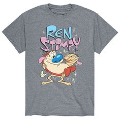 Show some love for your favorite cat and dog duo with this men's Ren and Stimpy tee. Show some love for your favorite cat and dog duo with this men's Ren and Stimpy tee. Crewneck Short sleevesFABRIC & CARE Cotton, polyester Machine wash Imported Size: XXL. Color: Grey. Gender: male. Age Group: adult. Pattern: Graphic. Ren And Stimpy, Cat And Dog, Blue Tee, Pattern Graphic, Fabric Care, Tshirt Print, Age Group, Dog Cat, Short Sleeves