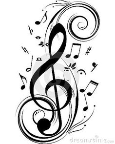 music note with musical notes on it