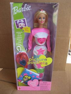 the barbie doll is in its box and it's ready to be played with