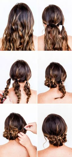 How to Hack Your Way to an Easy Updo in 10 Minutes: A Valentine’s Day Hair Tutorial – Paper and Stitch Easy Updos For Long Hair, Hair Hack, Hairstyle Tutorials, Peinados Recogidos, Haircut Styles