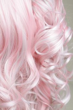 Pink Curls, Cotton Candy Hair, Candy Hair, Smink Inspiration, Pink Cotton Candy