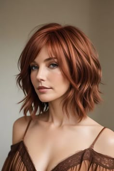 Hair Color Auburn, Lob Haircut, Auburn Hair, Copper Hair, Hair Game, Ginger Hair, Gorgeous Hair, Hair Looks