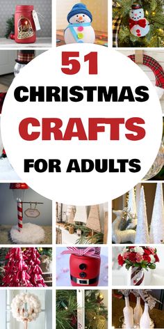 Festive Christmas craft ideas for adults, featuring a variety of handmade decorations. Crafts 2024, Unique Handmade Gifts, Group Crafts, Christmas Crafts For Adults, Crafts For Adults, Handmade Christmas Crafts, Crafts For Seniors, Crafts To Make And Sell, Christmas Gift Decorations